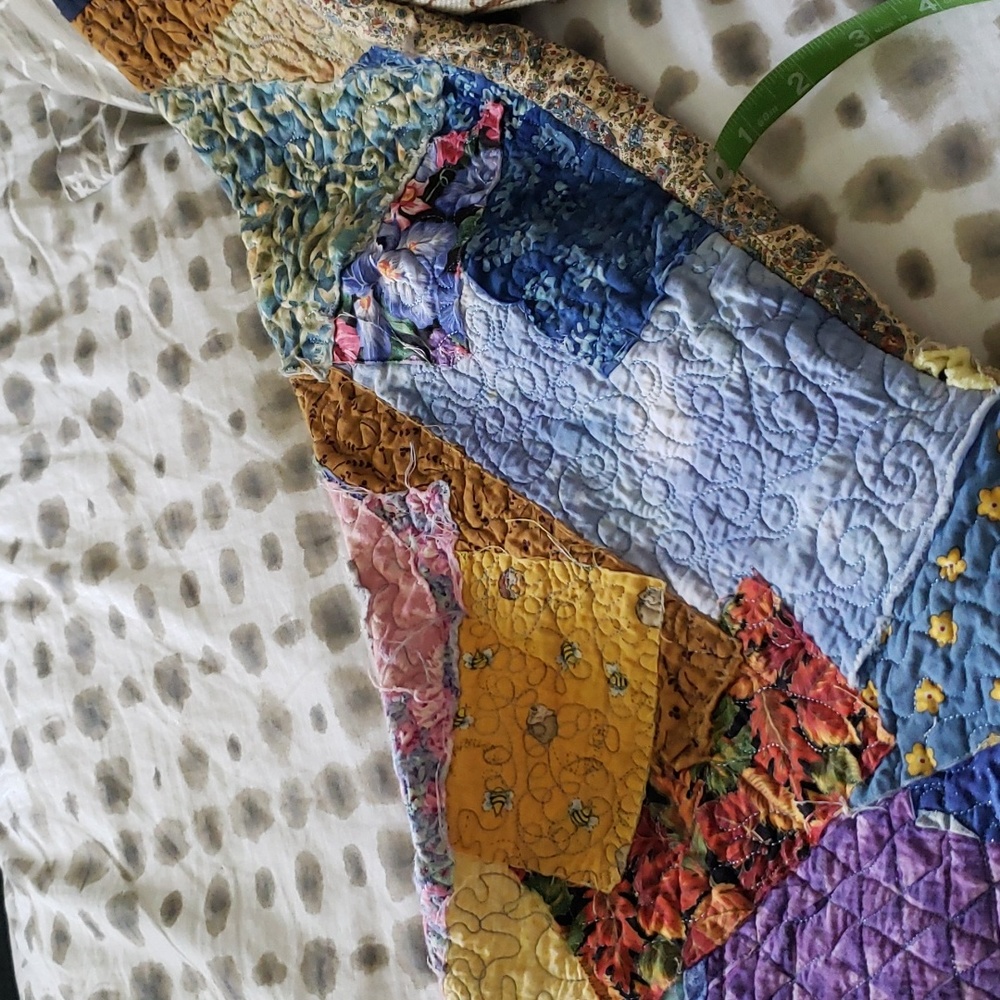 Handcrafted Quilted Patchwork "Rag" Short Jacket … - image 8